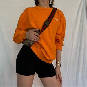 Nerdy sweatshirt Orange